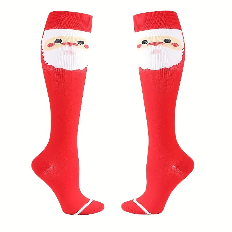 Christmas Compression Socks-6 pairs