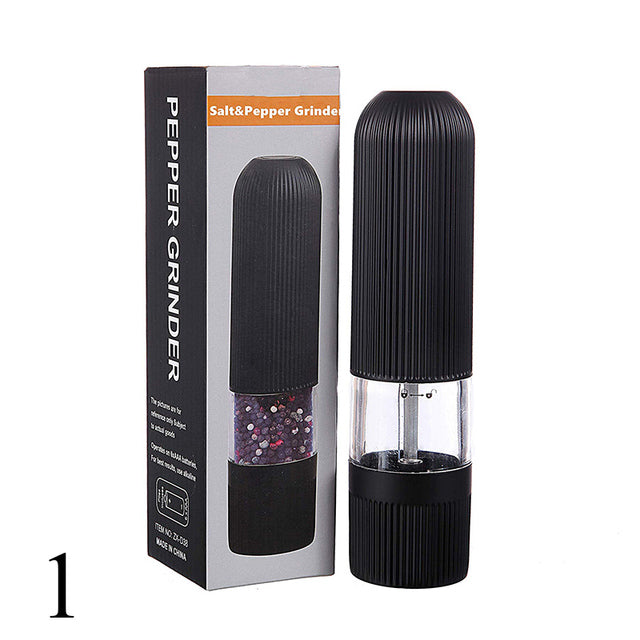 Black Electric Salt and  Pepper Mill