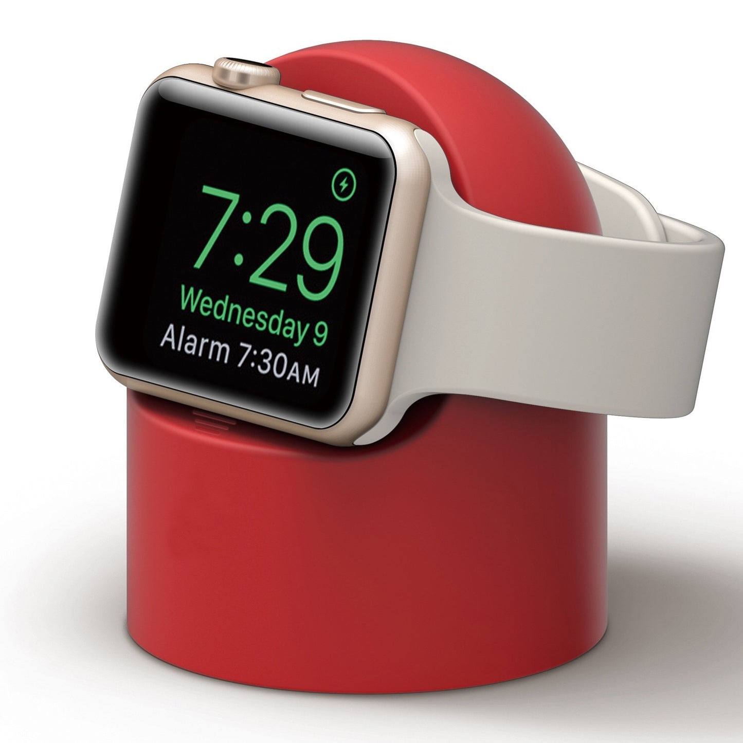 Silicone Charger Stand Mount for Apple Watch Band Series 4 3 2 1 for 38 40 42 44 Cable Management Holder for Iwatch 5 4 3 2