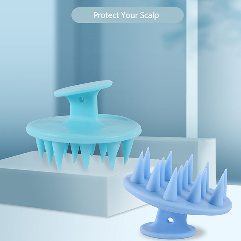 Silicone Head Body Scalp Massage Brush Comb