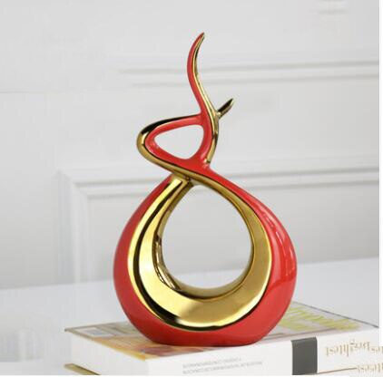 Ceramic Lover Shape Desktop Decor