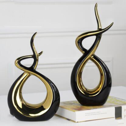 Ceramic Lover Shape Desktop Decor