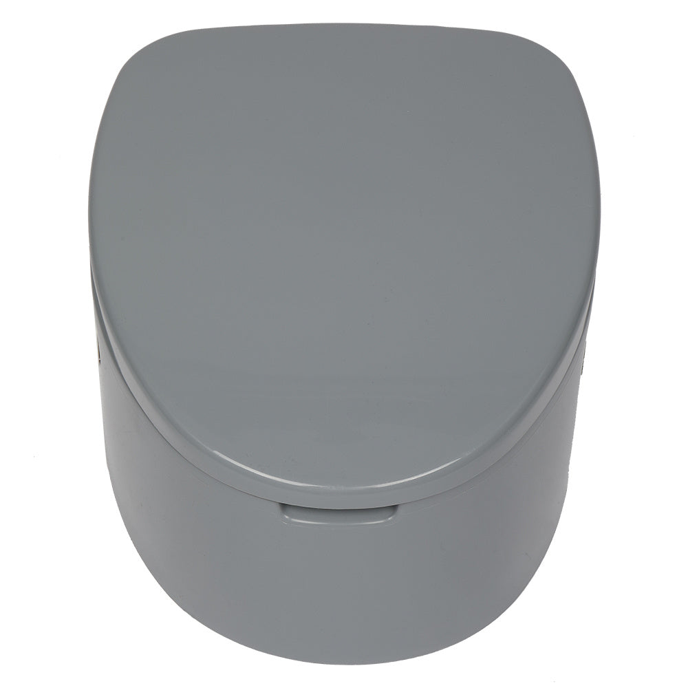 Portable Toilet with Non-slip Mat Grey